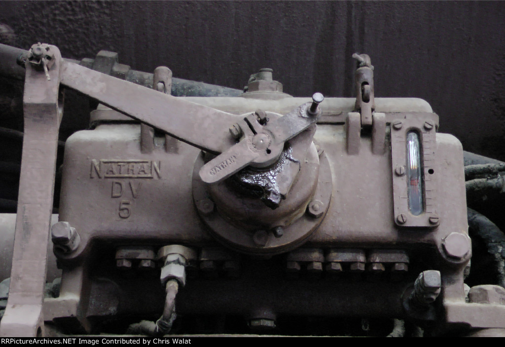 Nathan DV5 Lubricator on the Milwaukee Road 265